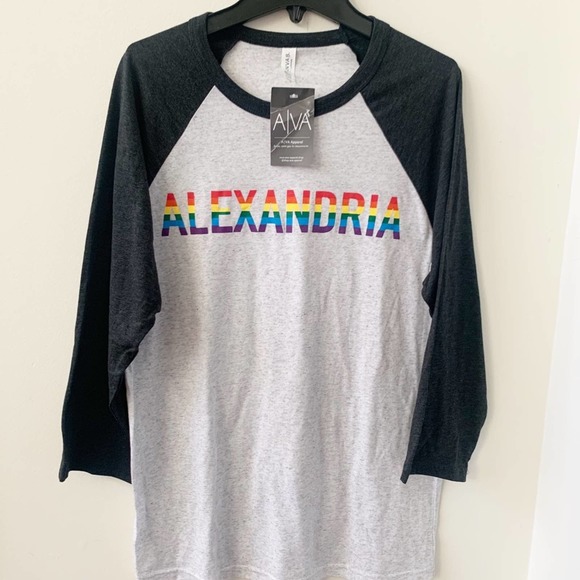Acting Pro Tops - Pride Rainbow Washington DC Alexandria Adult Genderless Baseball Tee Medium